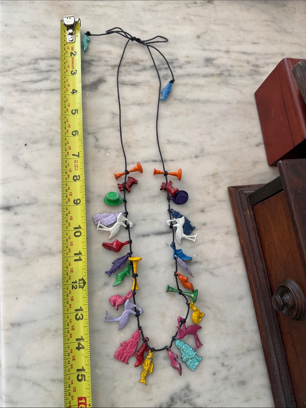 Colorful Novelty Charm Necklace - Multicolor